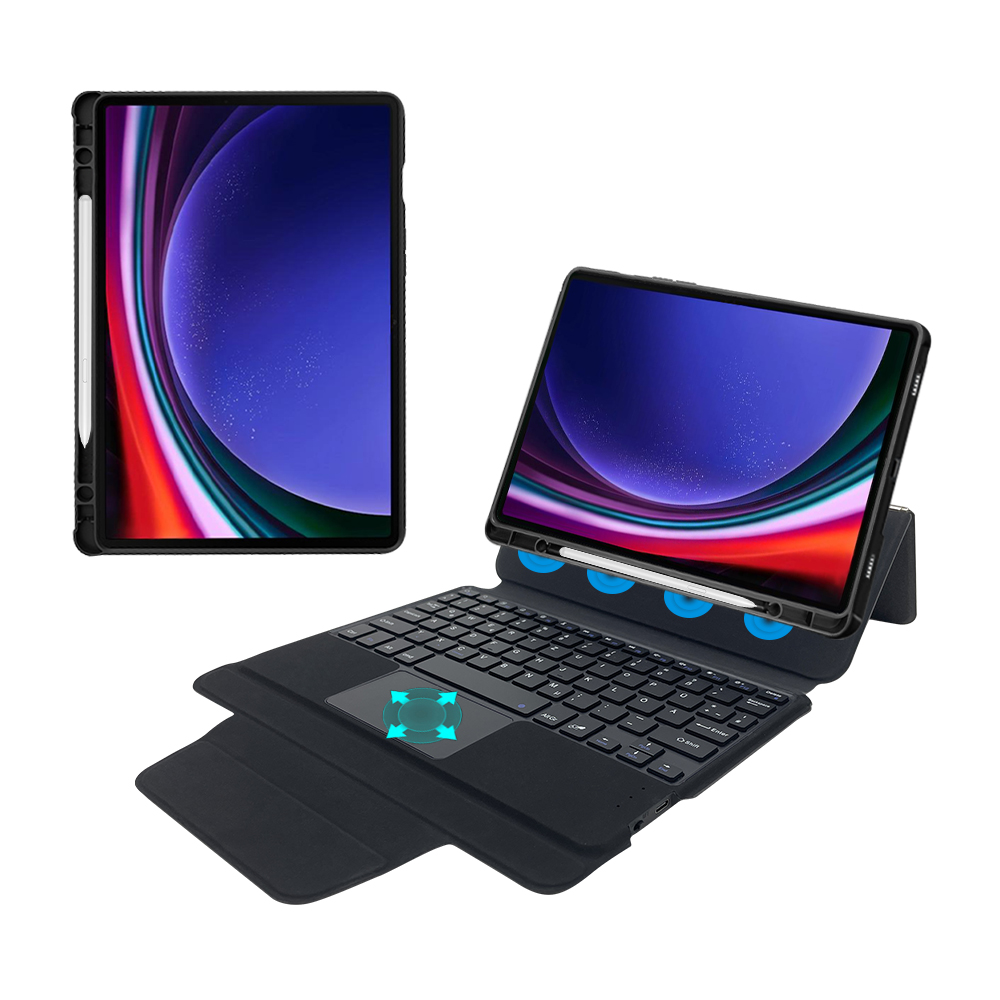 Magic Keyboard case For Samsung galaxy tab S9 2023 factory supplier Detachable back