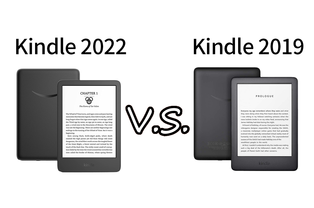 Kindle 2022 vs 2019