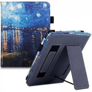 Stand leather case for kindle paperwhite 4 10th Gen 2018 for kindle paperwhite 3 2 1 for Kobo for Pocketbook 606 628 616