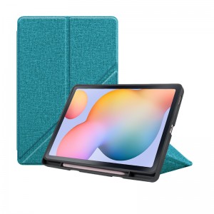 Funda case for Samsung galaxy tab S6 lite 10.4 2020 Stand Leather Multiple folding cover