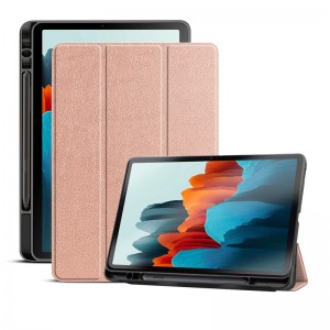 TPU case for Samsung galaxy tab S7 11 inch SM T860 T865 Trifolding Funda with Pencil Holder