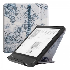 Origami Stand Case for Kobo Sage 8inch Slim and lightweight PU Leather Protective Case Cover