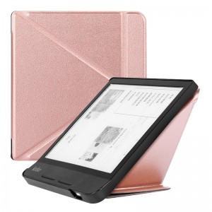 Origami Case for Kobo Libra 2 7inch Slim and lightweight Stand Leather case cover