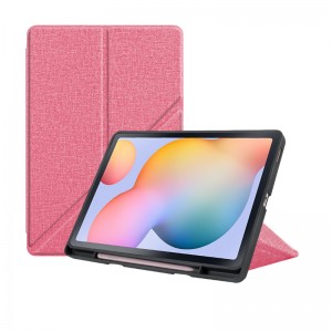 Funda case for Samsung galaxy tab S6 lite 10.4 2020 Stand Leather Multiple folding cover