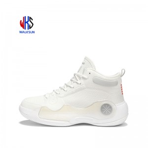 Factory making Mens Lace Up Zip Boots - Basketball Shoes Men Design Thick Soles Jogging Fitness Breathable Outdoor Sport Shoes Men Sneakers Height shoes for – Walksun