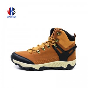 Professional China Mens Fashion Vulcanied Style - Mens Mid-Top hiking boots,Outdoor Lace-Up  boots for men – Walksun