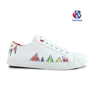 Manufacturer for Womens Sneakers Shoes - Fashion casual shoes Lady Vulcanized Shoes women  lace up sneakers – Walksun