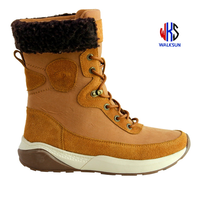 Lady Winter Boots women’s warm snow boots women high-top soft anti-skiing boots