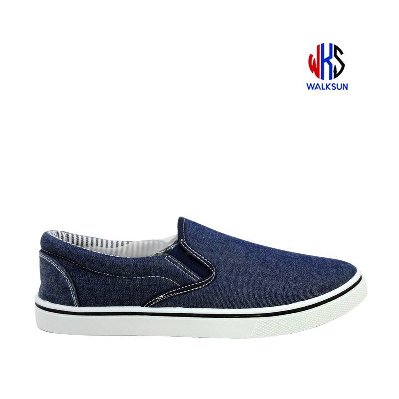 Walking Vulcanize Fashion Casual Slip-On  Canvas Shoes Without Laces Casual Shoes For Men