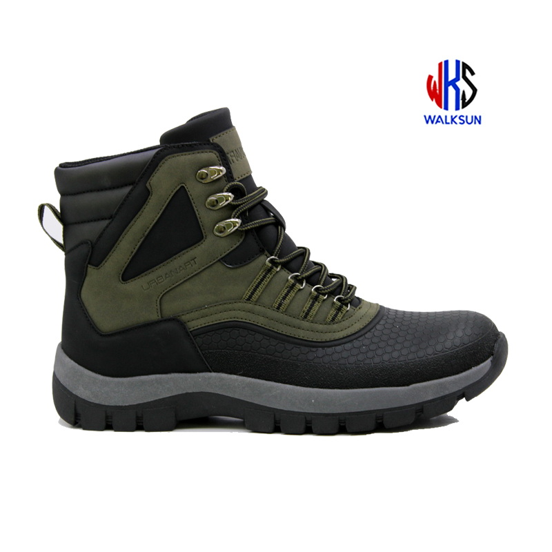Waterproof Leather Soft Stylish Wholesale Anti-slip Safe Ankle Hiking Boots