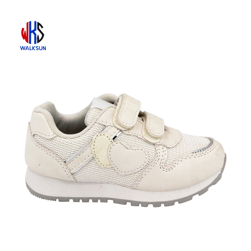 Kids  Sport Sneakers GIRL’s Shoes  Pu Velcro,Breathable,Injection
