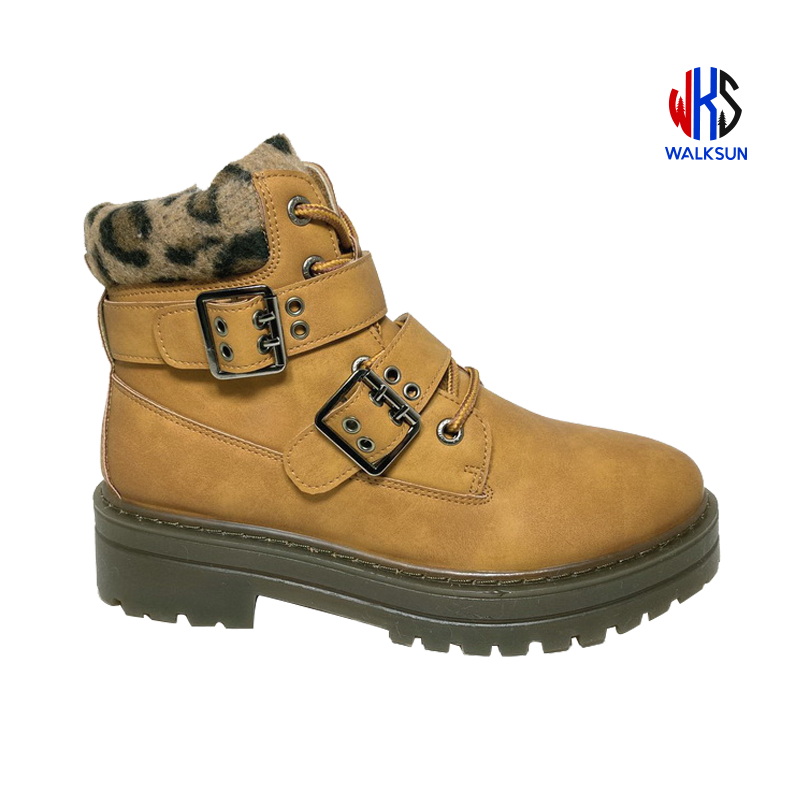 Women,velcro,lace,metal buckle, eyelet,keep warm ,work boots,injection shoes,ankle shoes