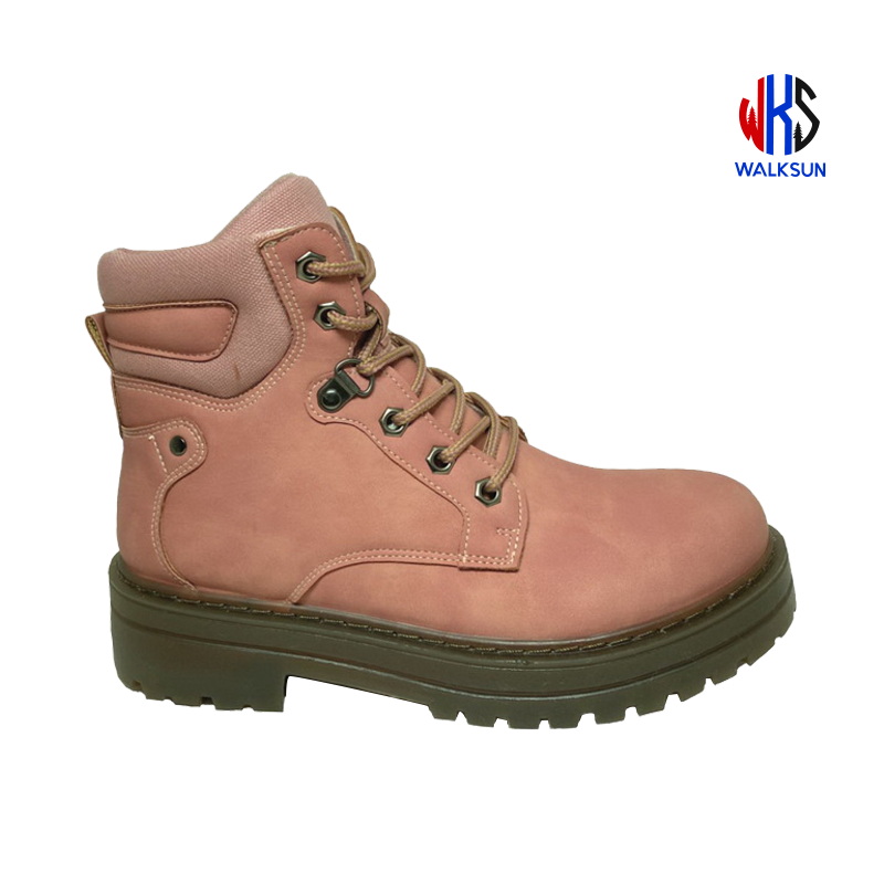 Women,Velcro,Lace,Metal Buckle, Eyelet,Keep Warm ,Work Boots,Injection Shoes,Ankle Shoes