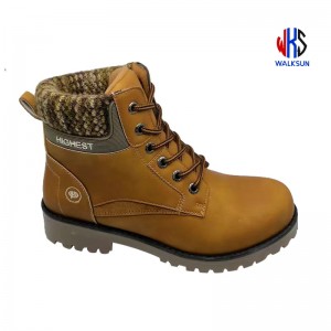 China wholesale Lady Hiking Shoes - Women`s Lace-up Classic Boots,work Boots,injection Shoes, Winterankle Shoes – Walksun