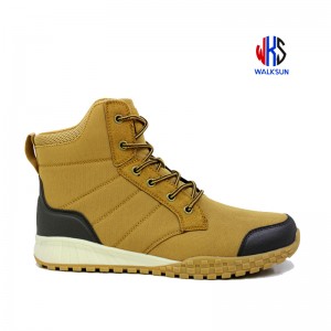 Factory Cheap Fashionable Steel Toe Boots Men - male high-top outdoor mountaineering snow boots workwear shoes – Walksun