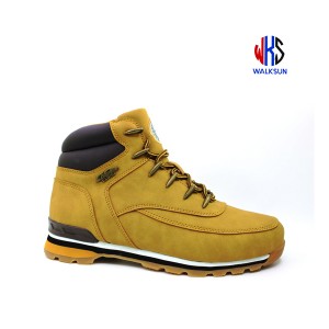 China New Product Mens Hiking Footwear - Warm Winter Nubuck Leather Construction Work Boots Shoes For Men – Walksun