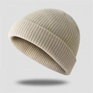 High reputation Mixed Color Knit Hat - stripe knitted hat –  Wangjie