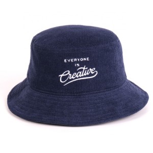 Unisex Custom Embroidery Logo 100% Cotton Corduroy Fisherman Bucket Hat