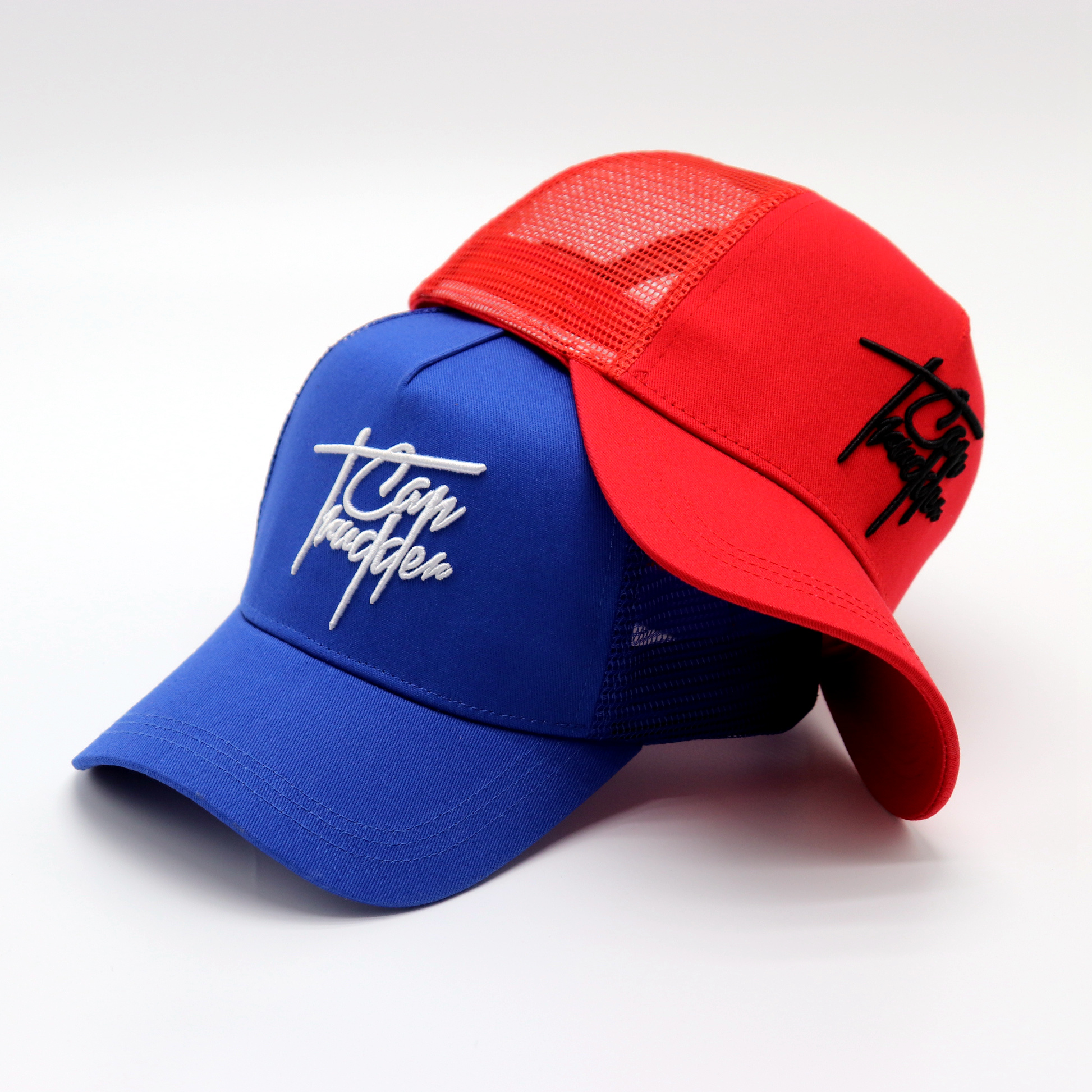 Best Price for  Taffta Cap  - High Quality Wholesale Classic Custom Design Your Own 3D Embroidery Logo 5 Panel Gorras Mesh Trucker Caps Hats Mens –  Wangjie