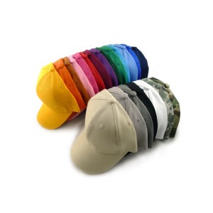 High quality customized logo plain baseball caps cotton 6 panel blank men sport hats