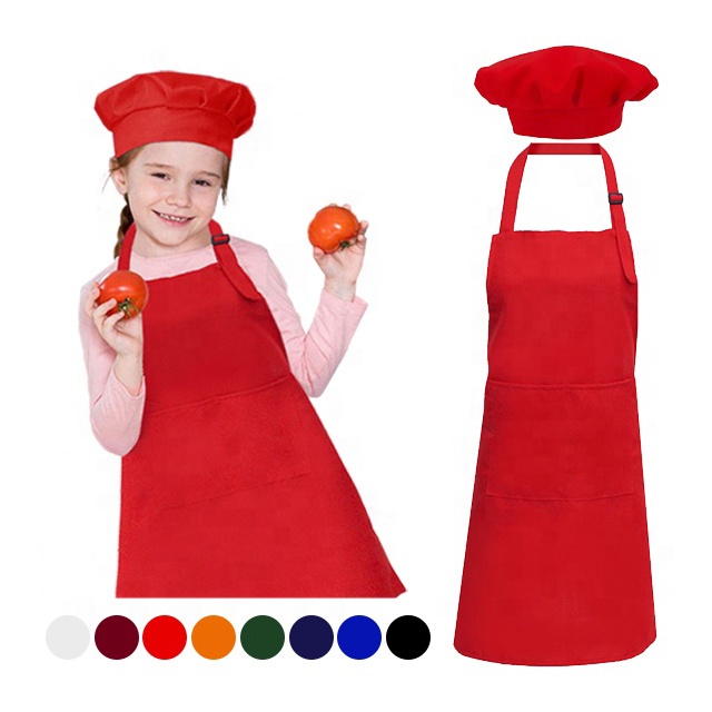 Renewable Design for  Wwith Embroidery  -  Kids Apron –  Wangjie