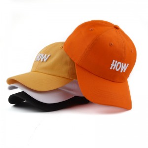 china supplier low moq custom baseball cap/adult wholesale dad cap