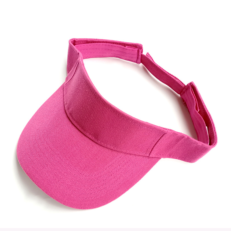 Factory selling  Cap/Hat /Headwear  - cotton sports sun visor hat –  Wangjie