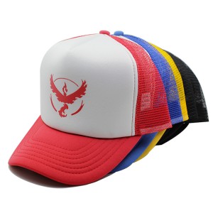 colorful 5 panel hat print pattern,screen printed trucker hats