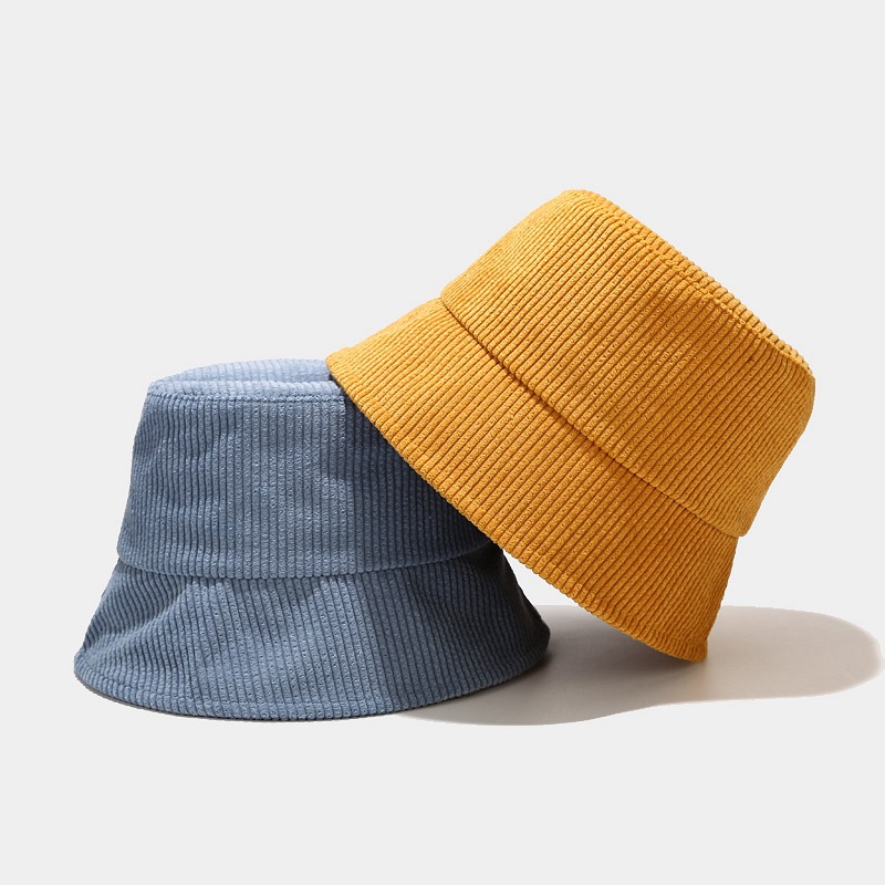 Factory For  Colored Peak Cap  - Corduroy fisherman wholesale designer bucket hat –  Wangjie