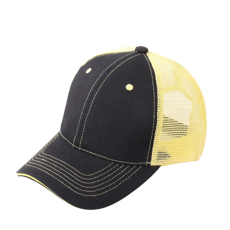 Factory selling  Cap/Hat /Headwear  - Cotton Front Panel Mesh Cap –  Wangjie