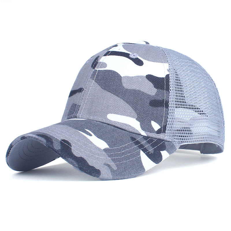 Cheap price  Structured Cap  - camouflage trucker cap –  Wangjie