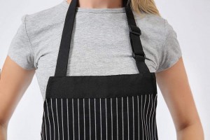 Twill chef kitchen organic cotton apron for cooking