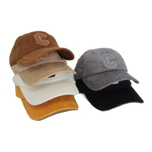 Wholesale Dad Cold-Proof Hat High Quality Corduroy Winter Baseball Hats Sports Outdoor Hip Hop Cap