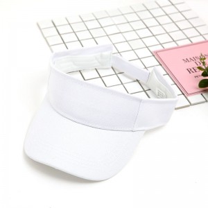 cotton sports sun visor hat
