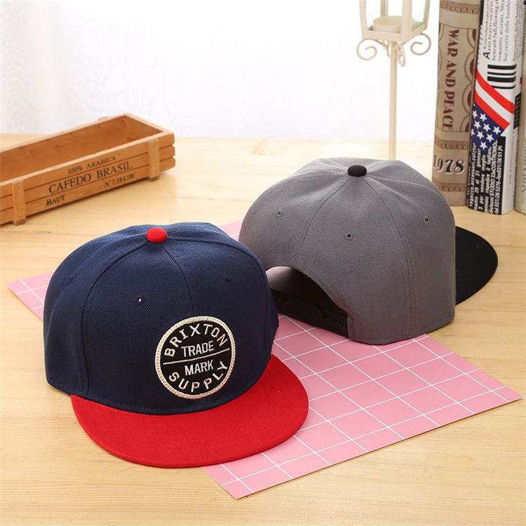 Super Lowest Price Knit Cap With Solid Cuff - 6 Panel Snapback Cap With Embroidered Logo Patch –  Wangjie