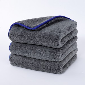 custom logo 1200GSM Microfiber cleaning cloth for car cleaning