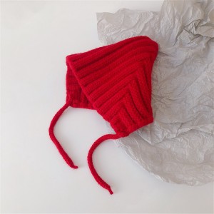 Cute Children Earflap Knit Beanie hat