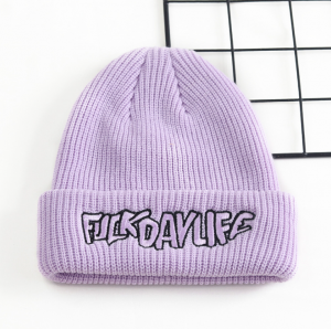 Promotional top quality beanie hat for cold winter