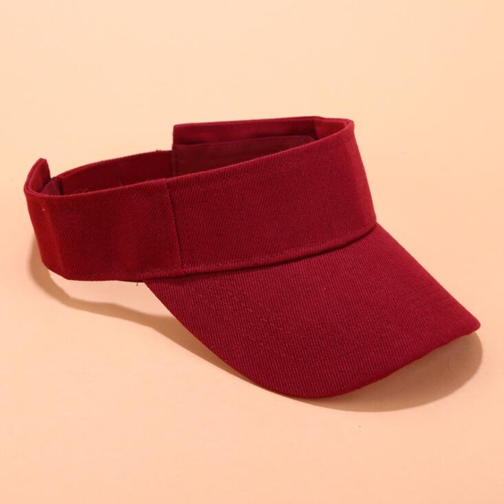 Free sample for Basic Cap - customize tennis sport visor cap / custom made sun visor hat –  Wangjie