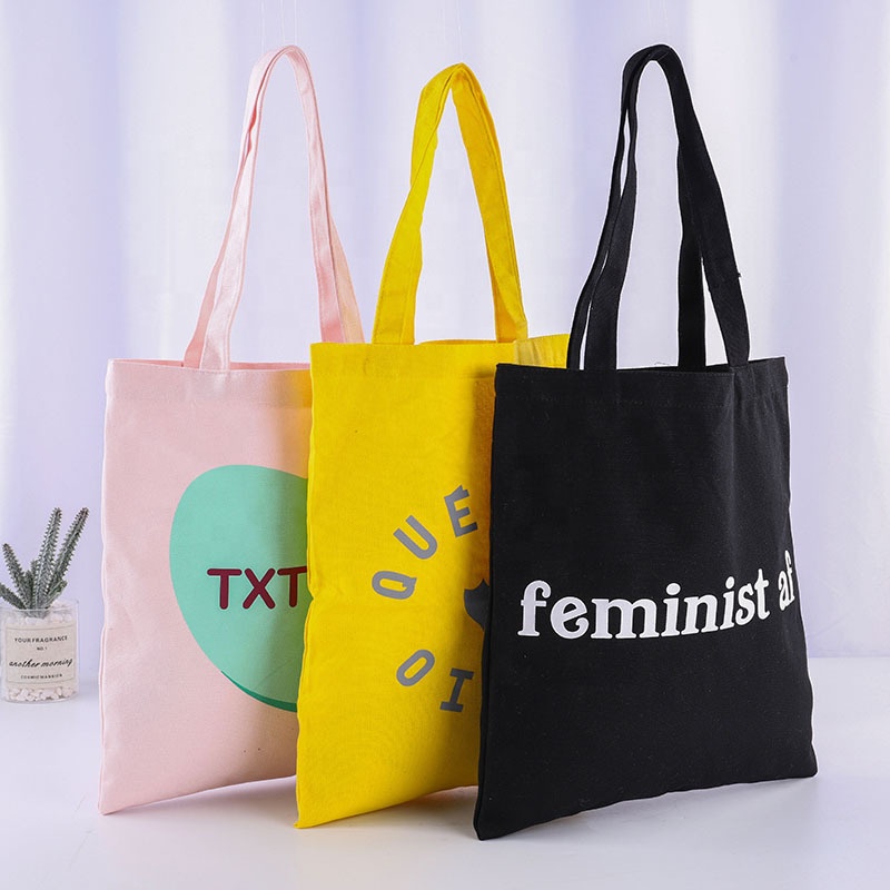 2021 High quality Flower Bag - Cotton Shopping Bags with Logo –  Wangjie