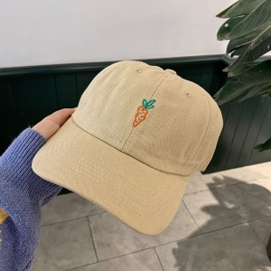 Cotton material dad hats custom embroidery logo blank sports baseball cap make with custom logo
