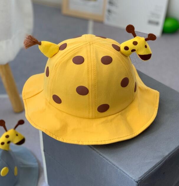 China Children's hat spring and summer new deer cartoon fisherman hat cute  baby basin hat girl outdoor sunscreen sun hat manufacturers and suppliers