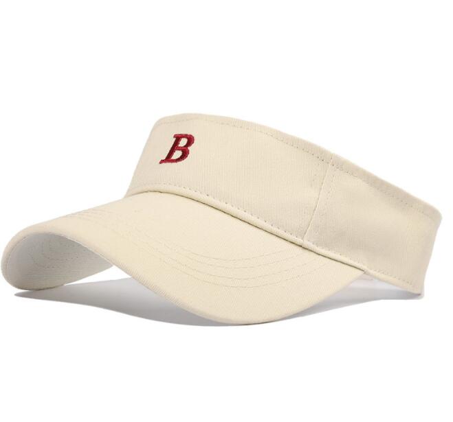 OEM Supply Double Sandwich Cap/Hat - 2022 new summer hat simple letter embroidery empty top hat outdoor sports peaked cap men’s casual sun hat –  Wangjie