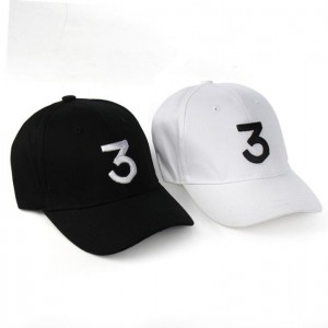 Couple baseball cap men and women 3 numbers embroidered tide hat sun hat small fresh peaked cap