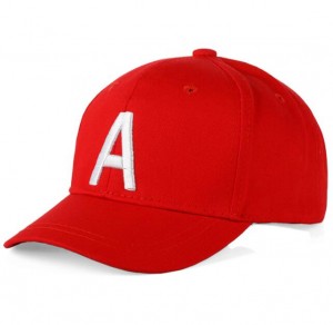 Parent-child baseball cap embroidered letter A peaked cap men and women fashion simple curved hat