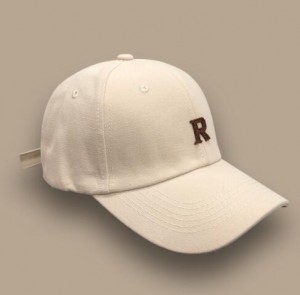 Plum-colored hat female spring and summer wild ins baseball cap trendy fashion sunscreen patch R letter peaked cap