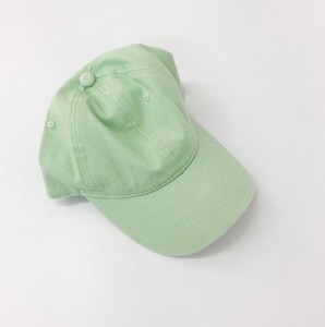 Hat female small fresh washed light plate mint green baseball cap soft top retro literary peaked cap shade spring and summer tide hat