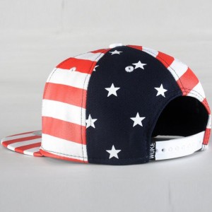 wholesale American flag hip-hop hat Korean version flat-brimmed hat men’s and women’s baseball cap personality hip-hop hat