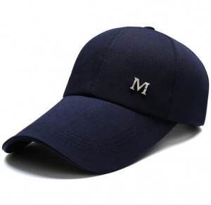 Hat men’s new autumn simple stick m ball cap women’s outdoor fishing extended brim sunshade cap iron standard M
