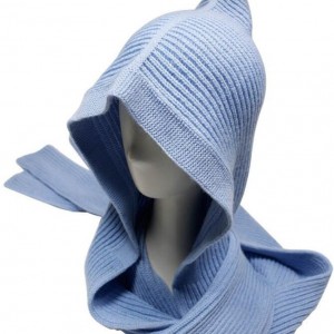 Parent-child children’s scarf with wool hat hooded shawl autumn and winter women’s warm knitted scarf hat